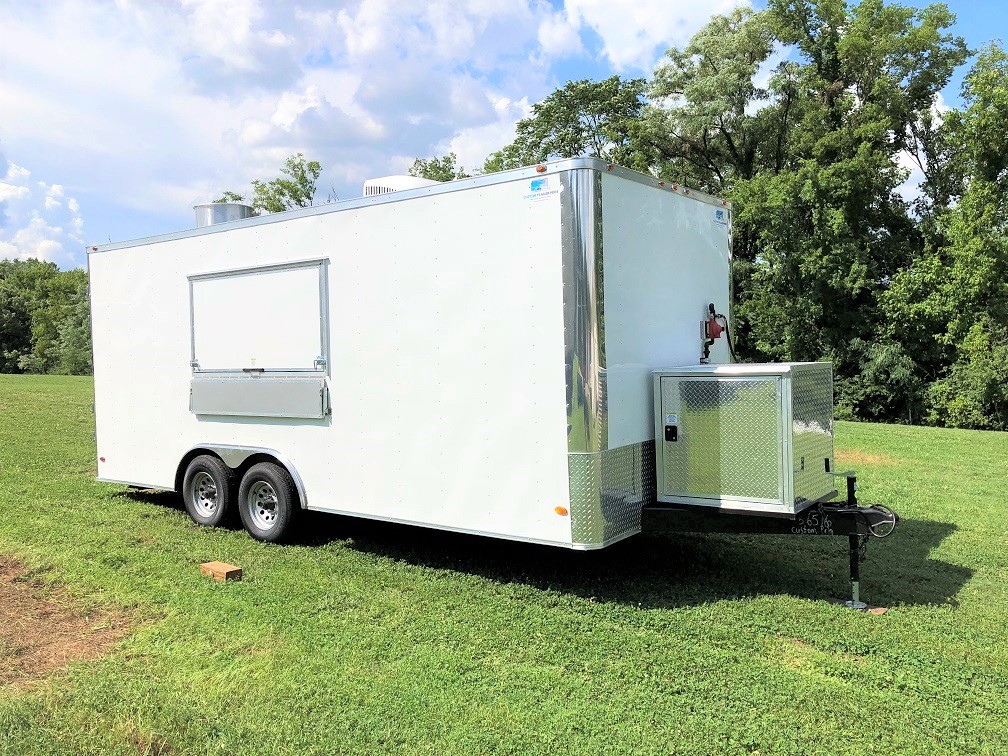 8.5x20 Equipped Pizza Trailer Custom Trailer Pros