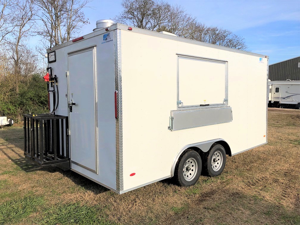 8.5x16 Equipped Concession Trailer - Custom Trailer Pros