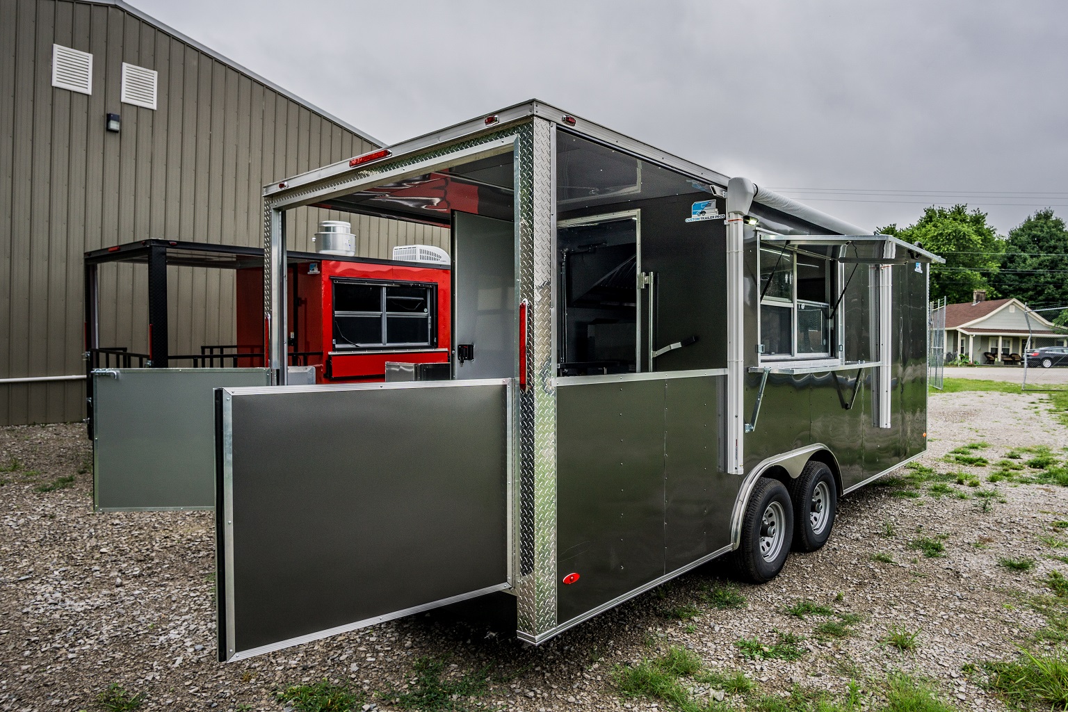 8.5x22 Equipped BBQ Trailer - Custom Trailer Pros