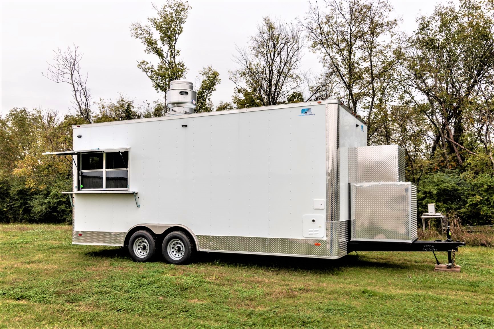 8.5x20 Equipped Trailer w/ Pizza Oven - Custom Trailer Pros